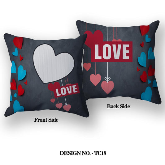 Romantic LOVE Satin Pillow