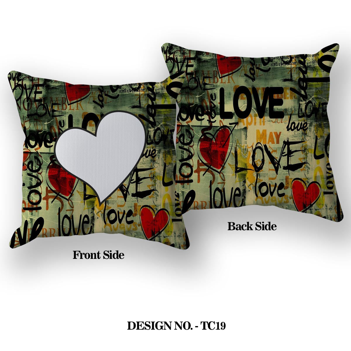 Romantic LOVE Satin Pillow