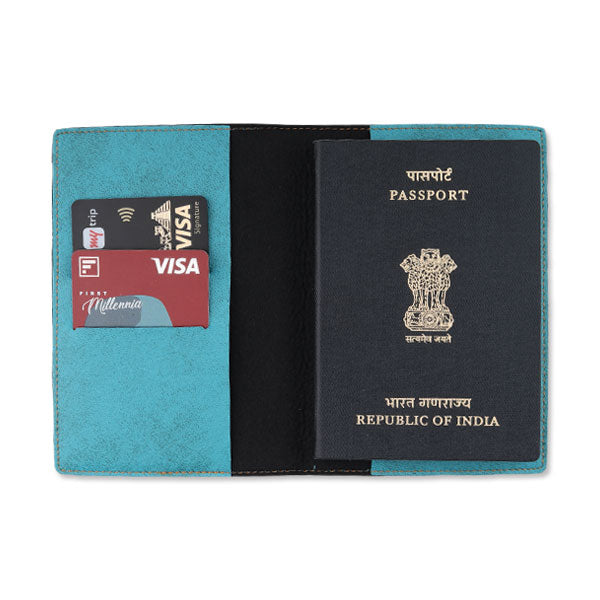 Personalized Luggage Tag With Passport Cover Combo