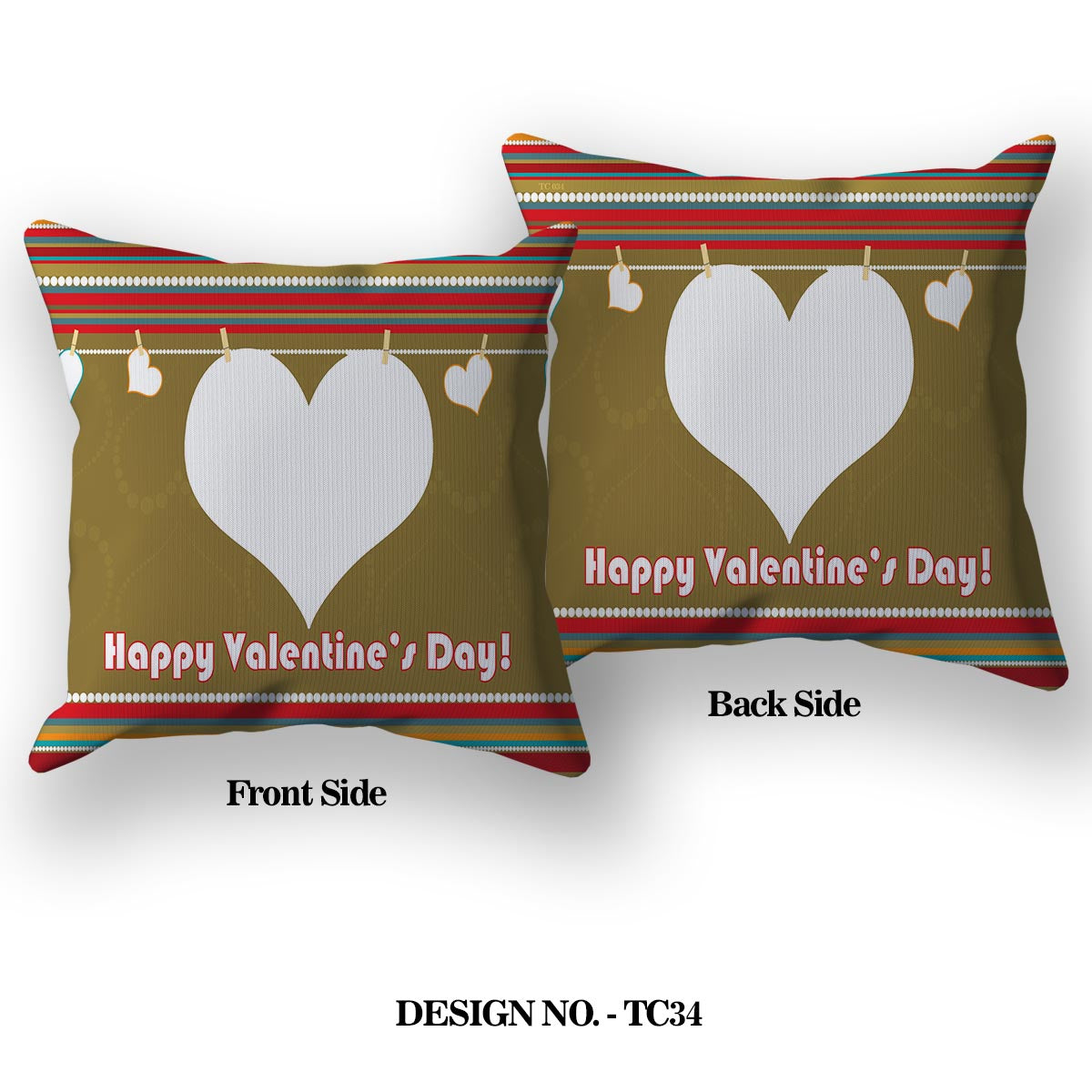 Valentine's day Satin Pillow