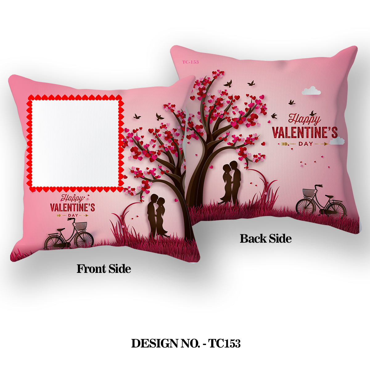 Valentine's day Satin Pillow