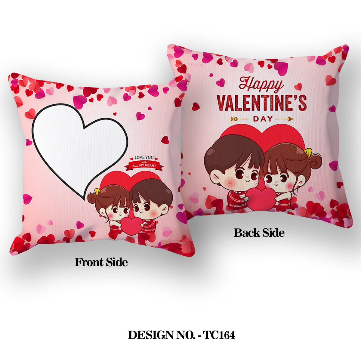 Valentine's day Satin Pillow