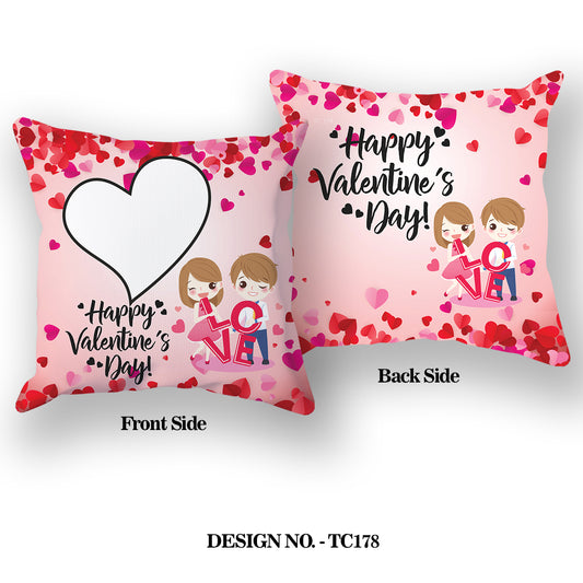 Valentine's day Satin Pillow